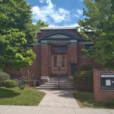 street view of the green free canton library