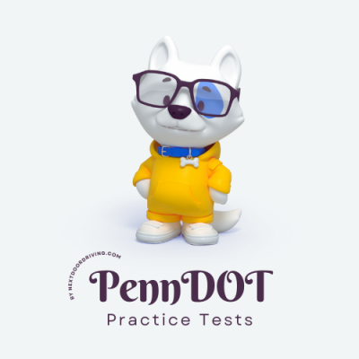 practice driving tests for penndot - promotional graphic